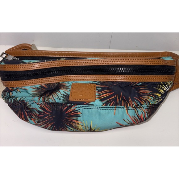 KENZO Belt Bag Fanny Pack Waist Bag Floral Teal